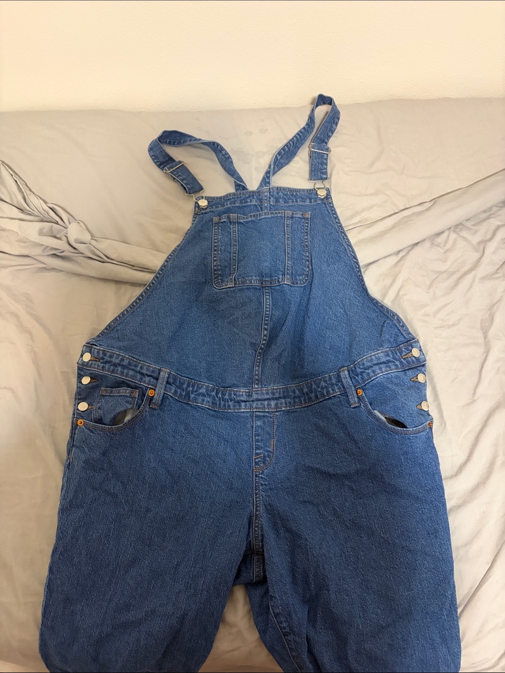 Isabel Maternity by Ingrid & Isabel Blue Denim Overalls